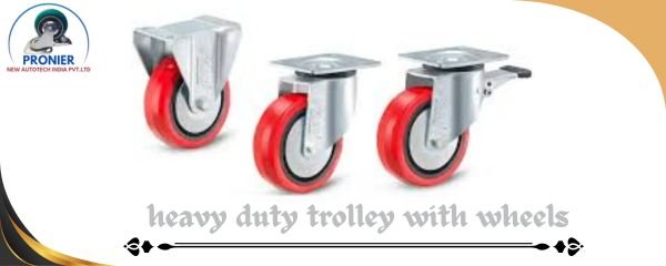 heavy duty trolley with wheels